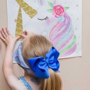 fête d'anniversaire, licornes
